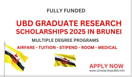UBD Graduate Research Scholarship 2025 in Brunei | Fully Funded Scholarships