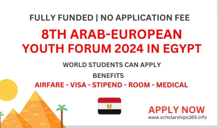 8th Arab-European Youth Forum 2024 in Egypt [Fully Funded Conferences]