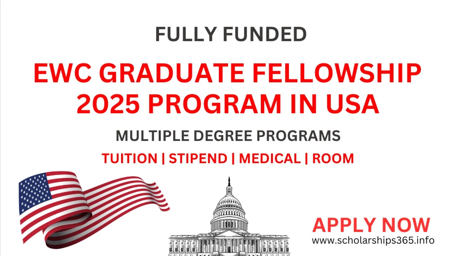 EWC Graduate Degree Fellowship in the USA 2025 [Fully Funded Fellowship]