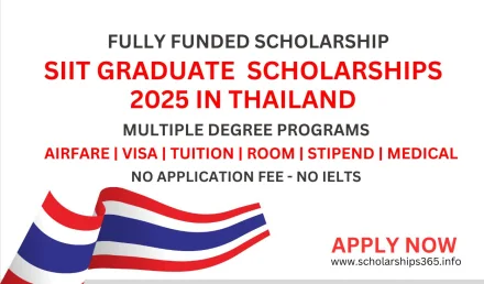 SIIT Graduate Scholarship 2025 in Thailand [Fully Funded Scholarships]