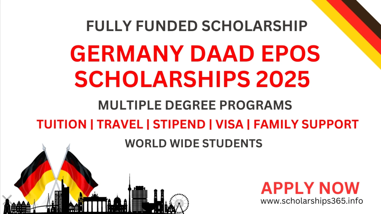 Germany DAAD EPOS Scholarships 2025-2026 [Fully Funded]