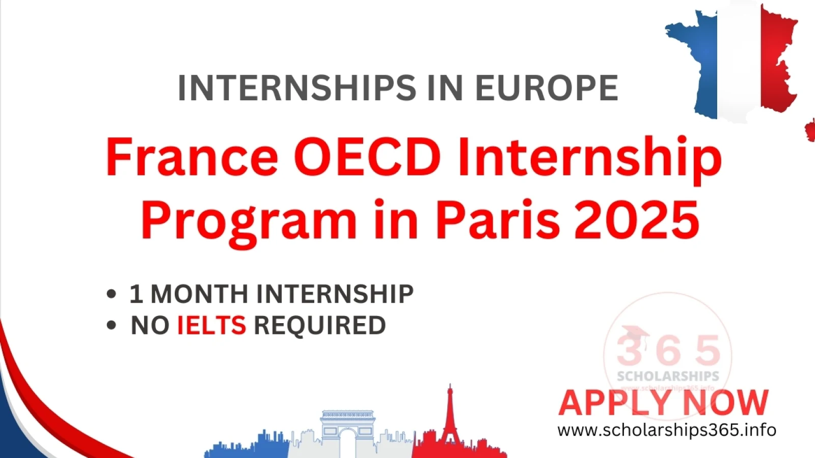 France OECD Internship in Paris 2025 | Paid Internship