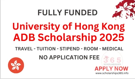University of Hong Kong ADB Scholarship 2025-2026 [Fully Funded]