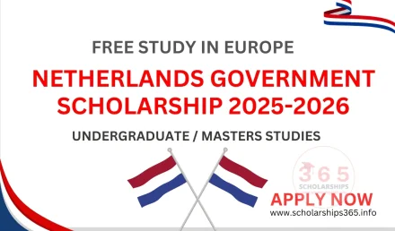 Netherlands Government Scholarship 2025-2026 | NL Scholarship Program
