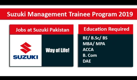 Suzuki Management Trainee Program 2019