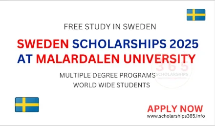 Sweden Scholarships 2025 at Malardalen University [Study in Sweden]