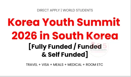Korea Youth Summit 2026 in South Korea [Fully Funded / Funded / Self Funded]