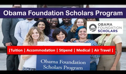 Obama Foundation Scholars Program 2019 Fully Funded in USA