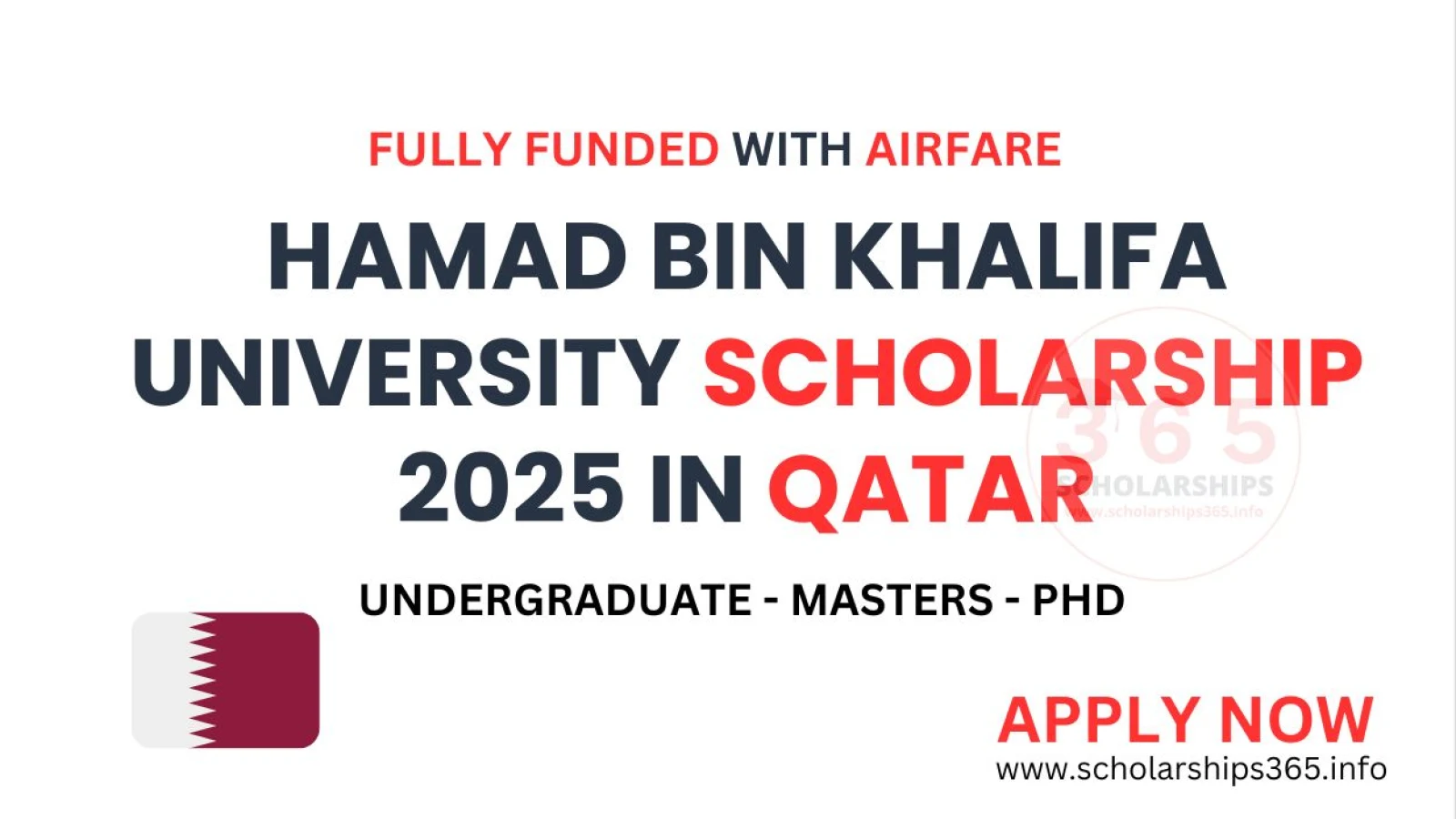 Hamad Bin Khalifa University Scholarship 2025 in Qatar [Fully Funded]