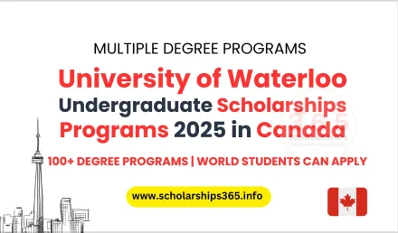 University of Waterloo Undergraduate Scholarships 2025 in Canada