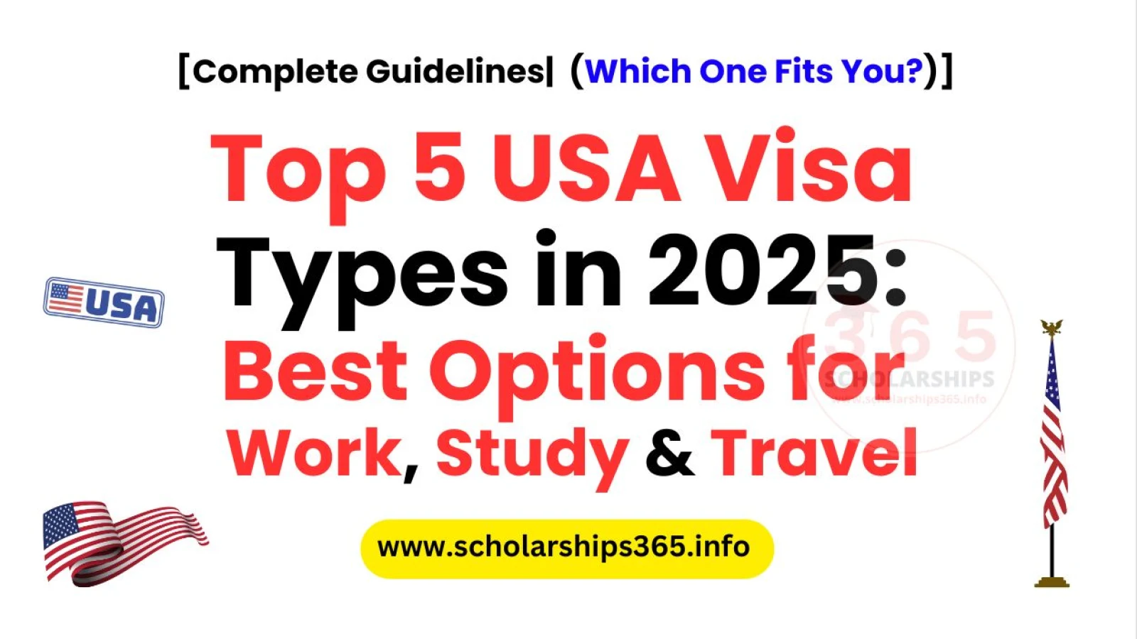 Top 5 USA Visa Types in 2025: Best Options for Work, Study & Travel (Which One Fits You?)